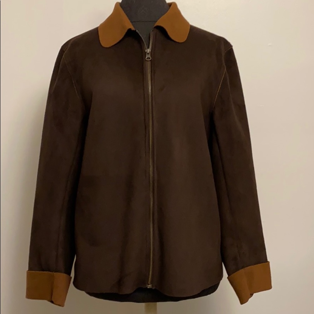 Coaco New York Faux Suede Jacket